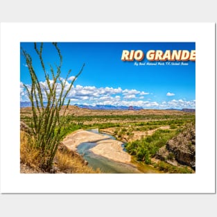 Rio Grande at Big Bend Posters and Art